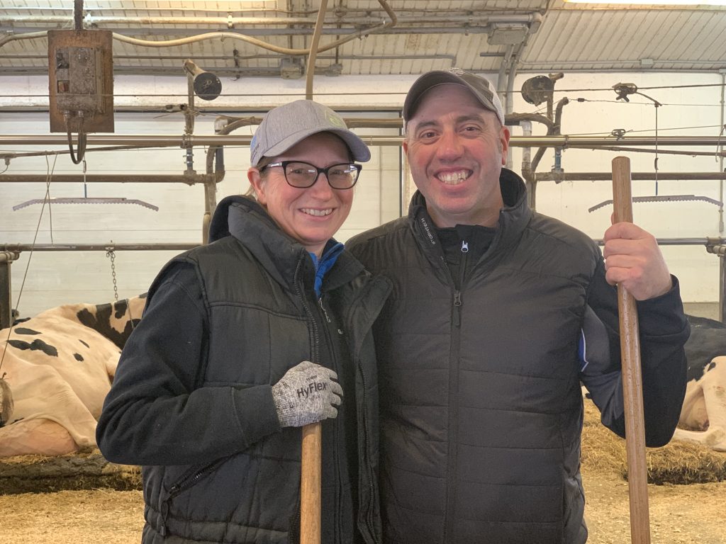 Émilie Courchesne et Martin Joubert de la Ferme de la Carrière. Photo : gracieuseté